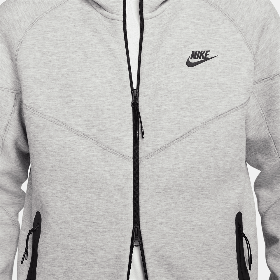 Nike TECH FLEECE FULL-ZIP HOODIE - GRAPHITE