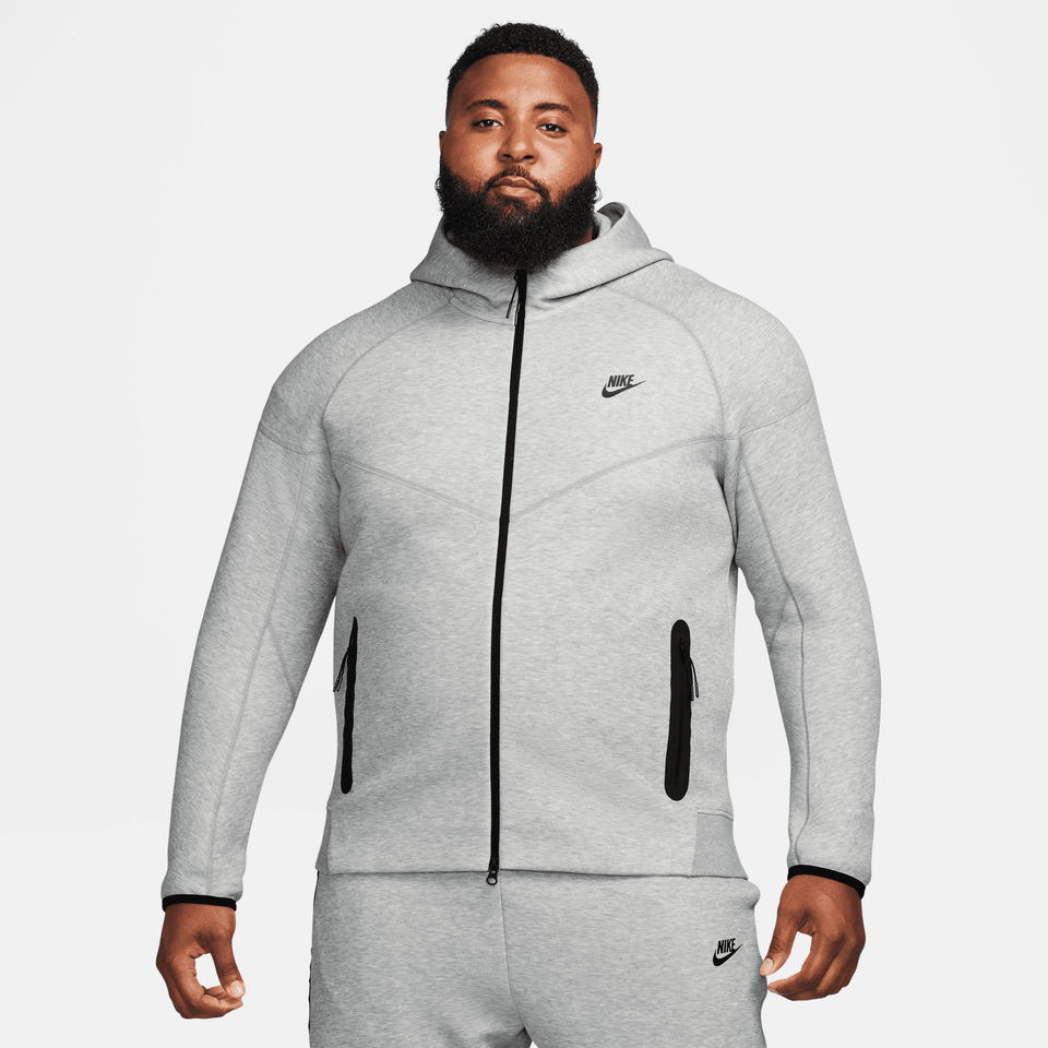 Nike TECH FLEECE FULL-ZIP HOODIE - GRAPHITE