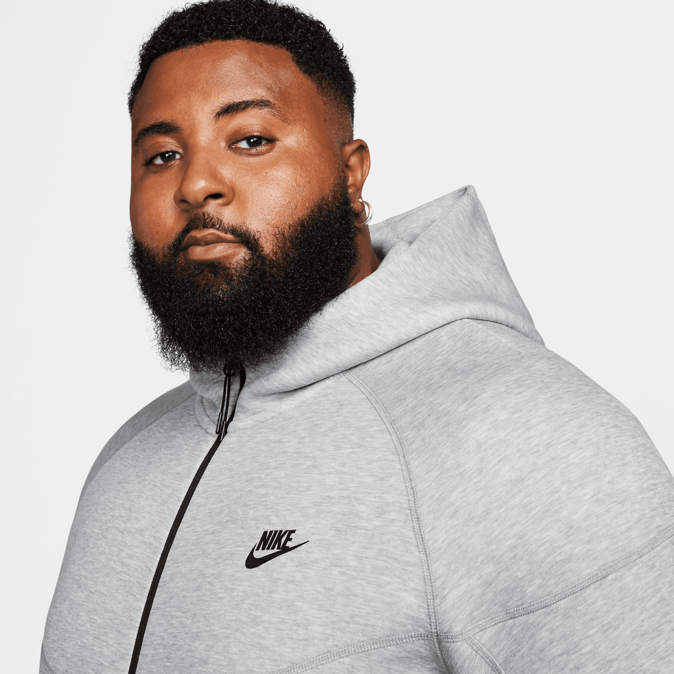 Nike TECH FLEECE FULL-ZIP HOODIE - GRAPHITE