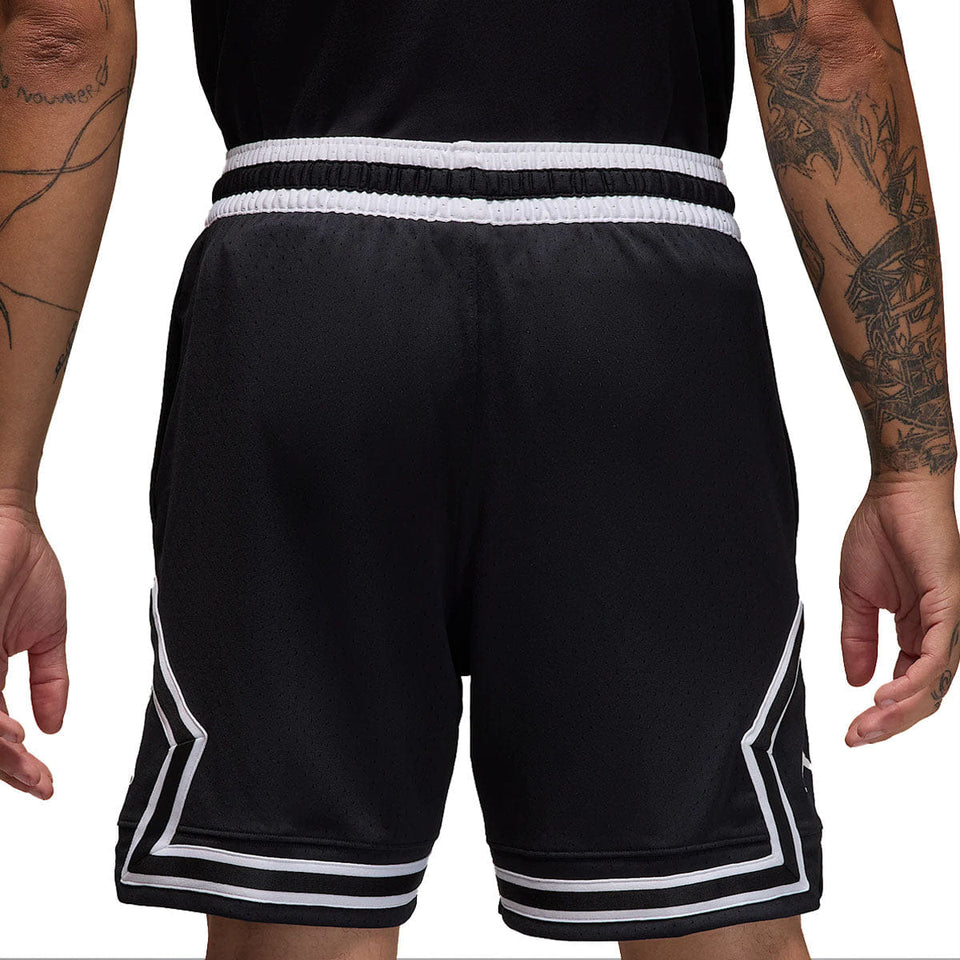 Nike Sports Dri-FIT Mesh Diamond Shorts 'Black White'