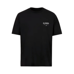 ALLSAINTS Underground Oversized Crew Neck T-Shirt Jet Black