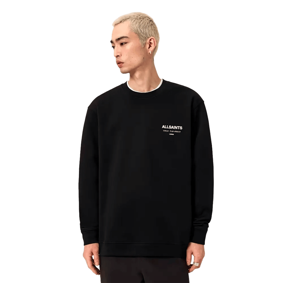 ALLSAINTS Underground Relaxed Fit Crew Neck Sweatshirt