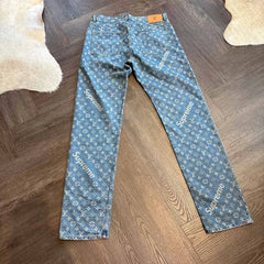 Louis Vuitton Supreme Louis Vuitton Monogram Blue Jeans
