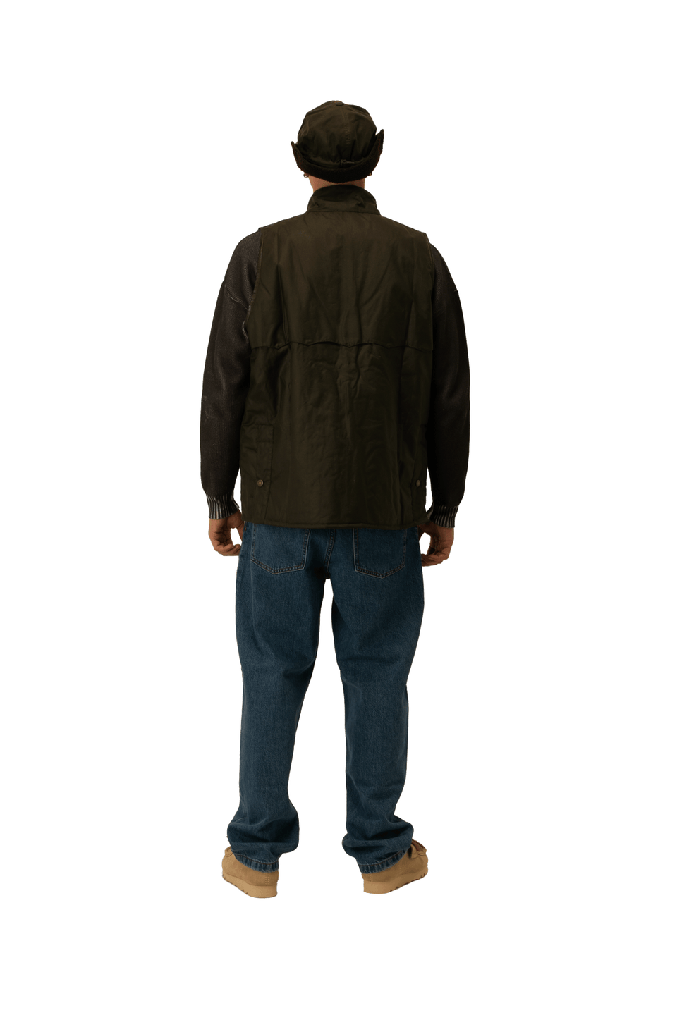 Barbour Wax Gilet x Baracuta