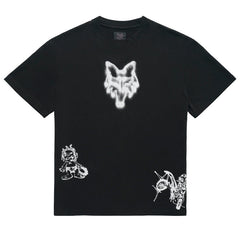 Fox Lab Airbrushed Tee - Black