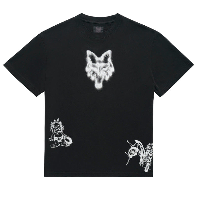 Fox Lab Airbrushed Tee - Black