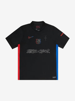 Cactus Jack Travis Scott x FC Barcelona 2024/25 Match Away Cactus Jack Jersey Black