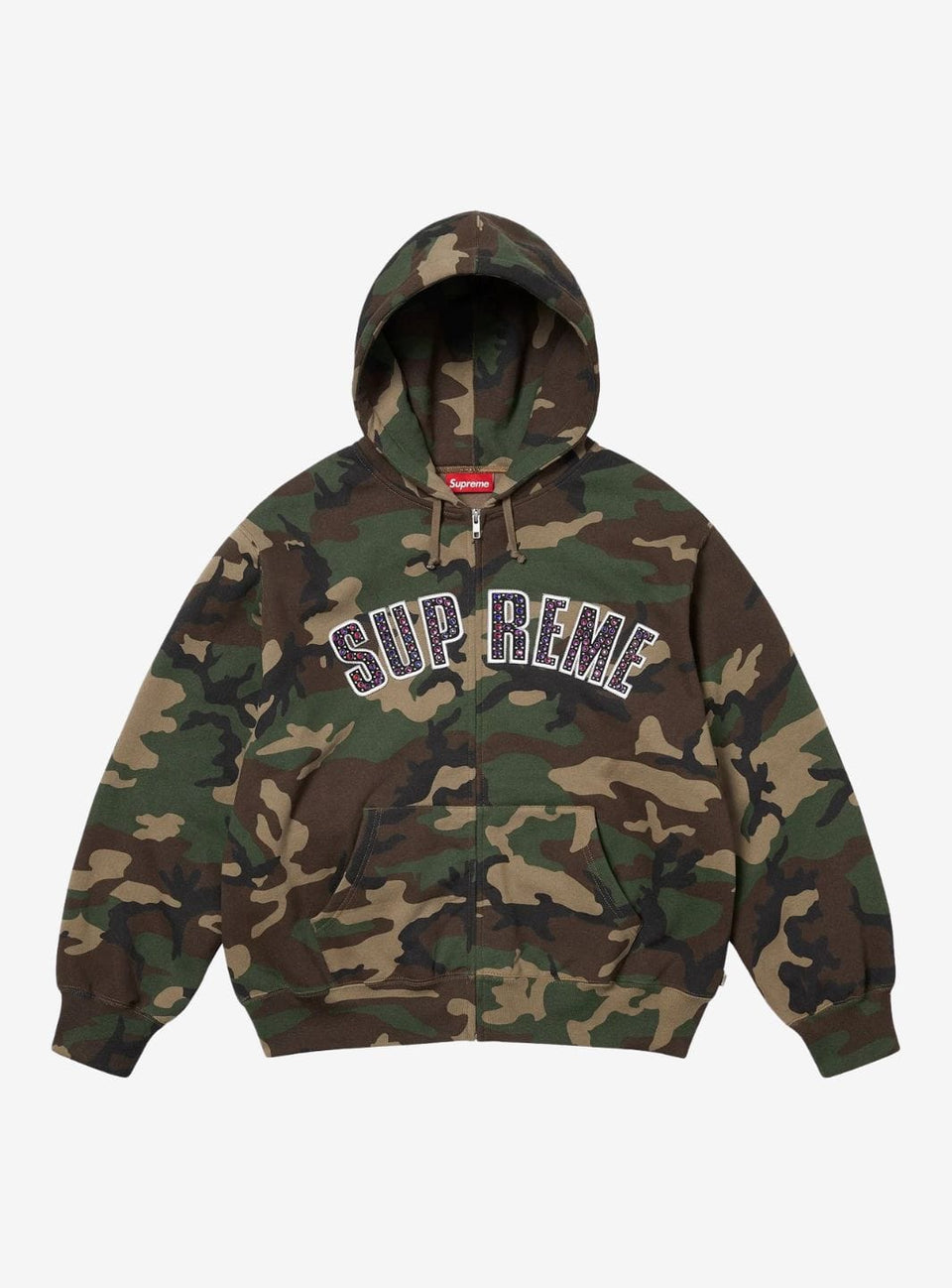 Supreme b.b. Simon Zip Up Hooded Sweatshirt Woodland Camo