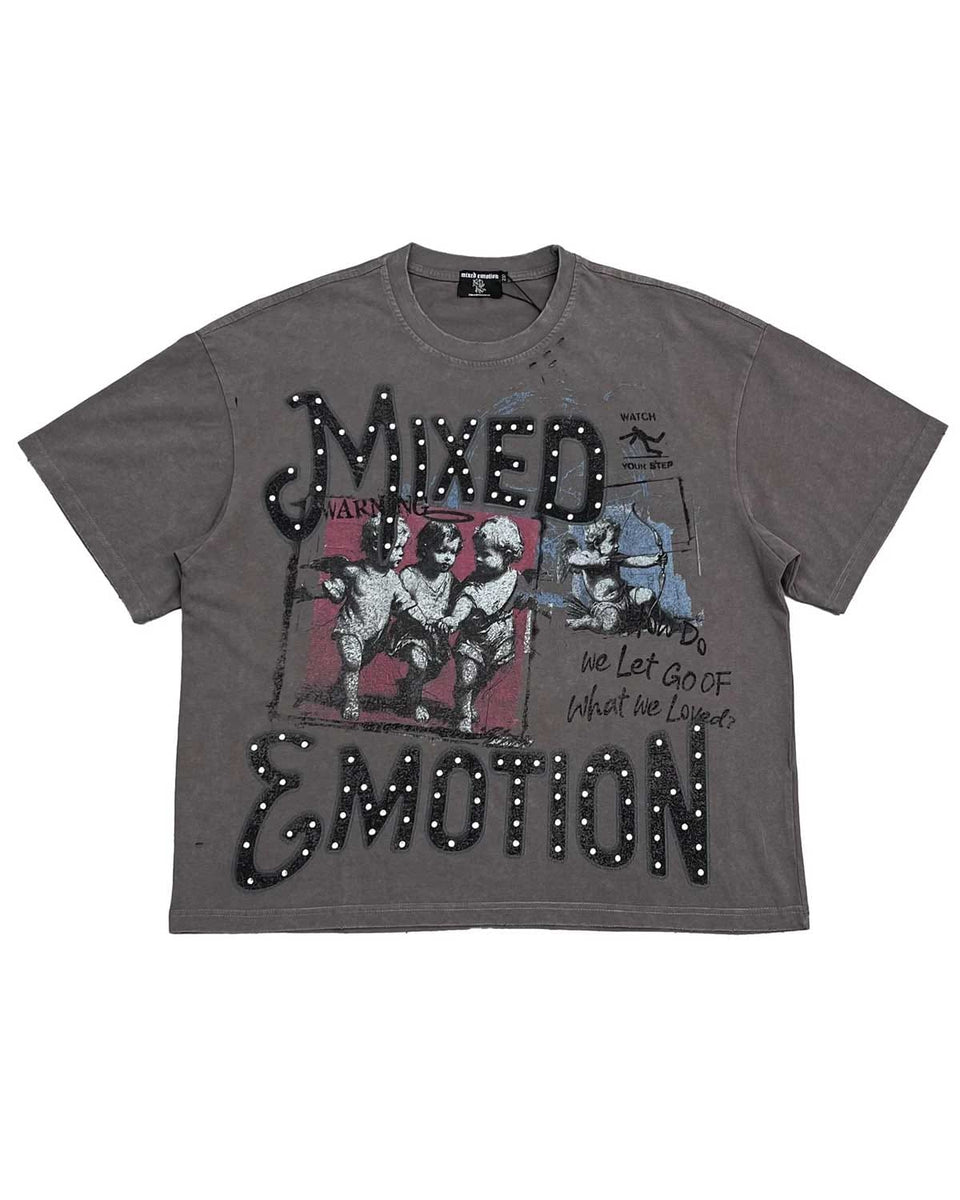 Mixed Emotions Friends Tee Grey