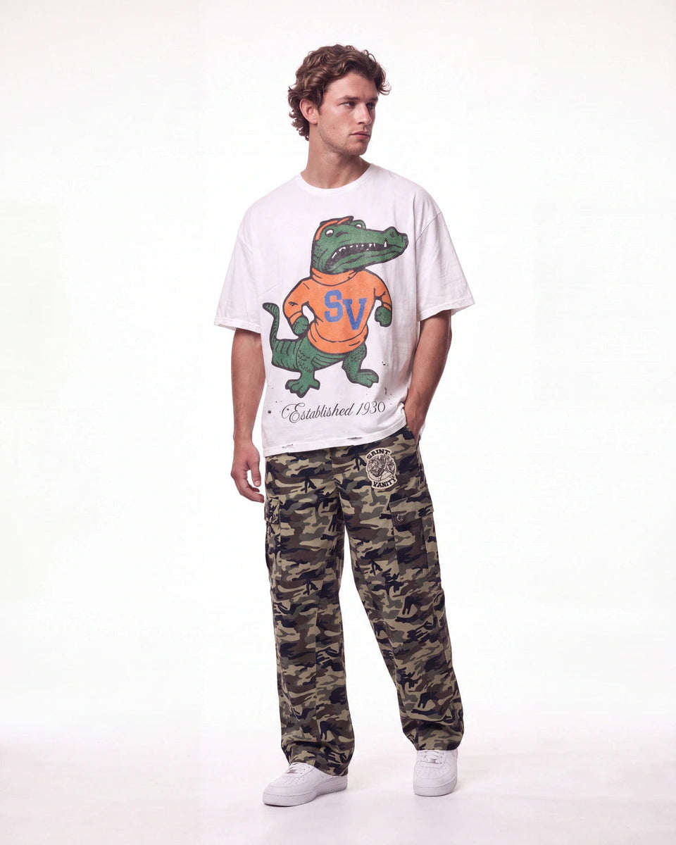 Saint Vanity Pants Green Camo