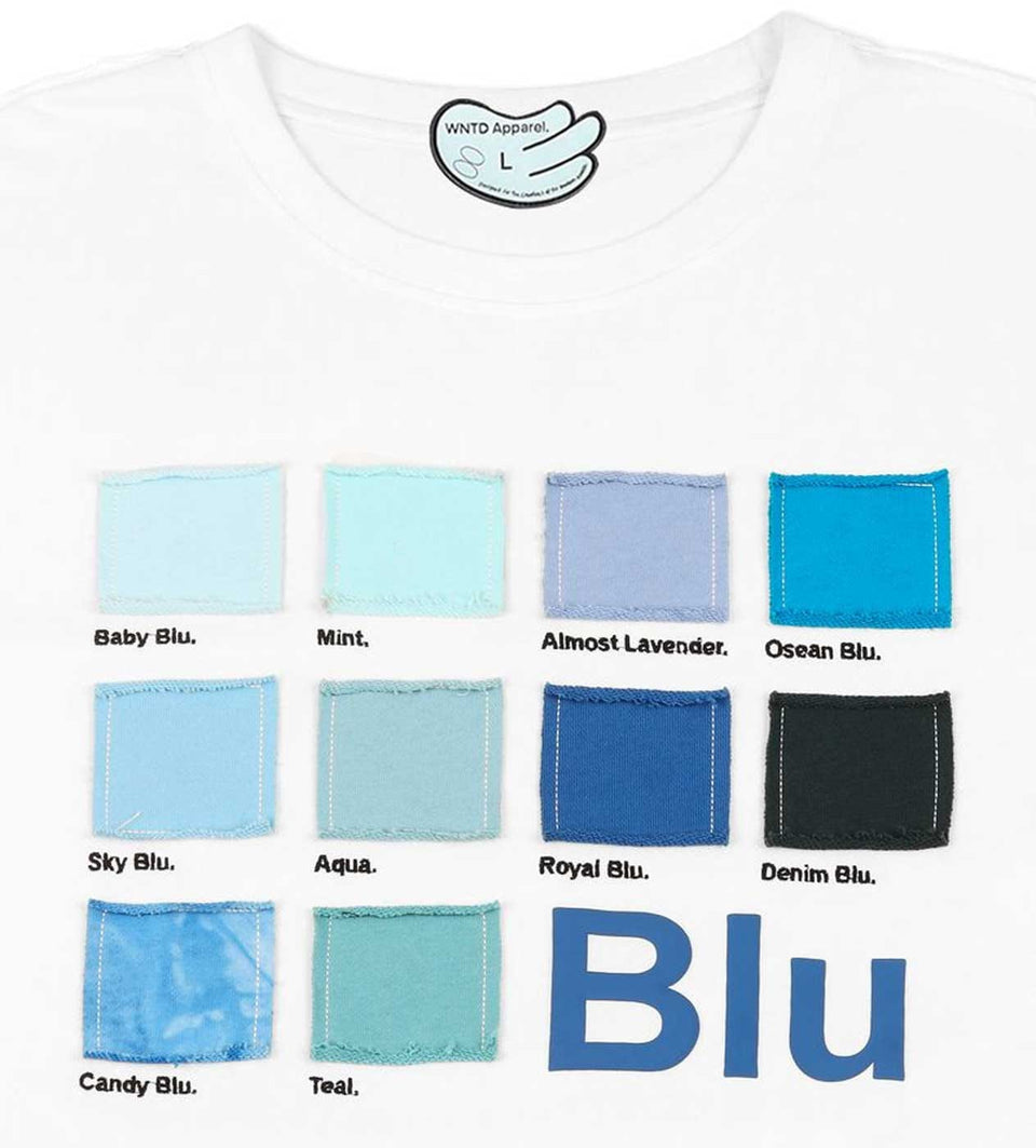 WNTD Apparel WNTD Blu Color Palette Tee White