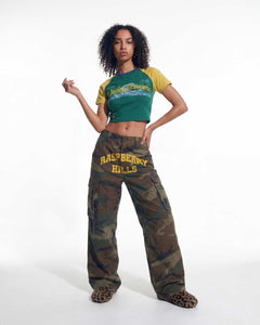 GV Gallery Camo Cargo Pants Green