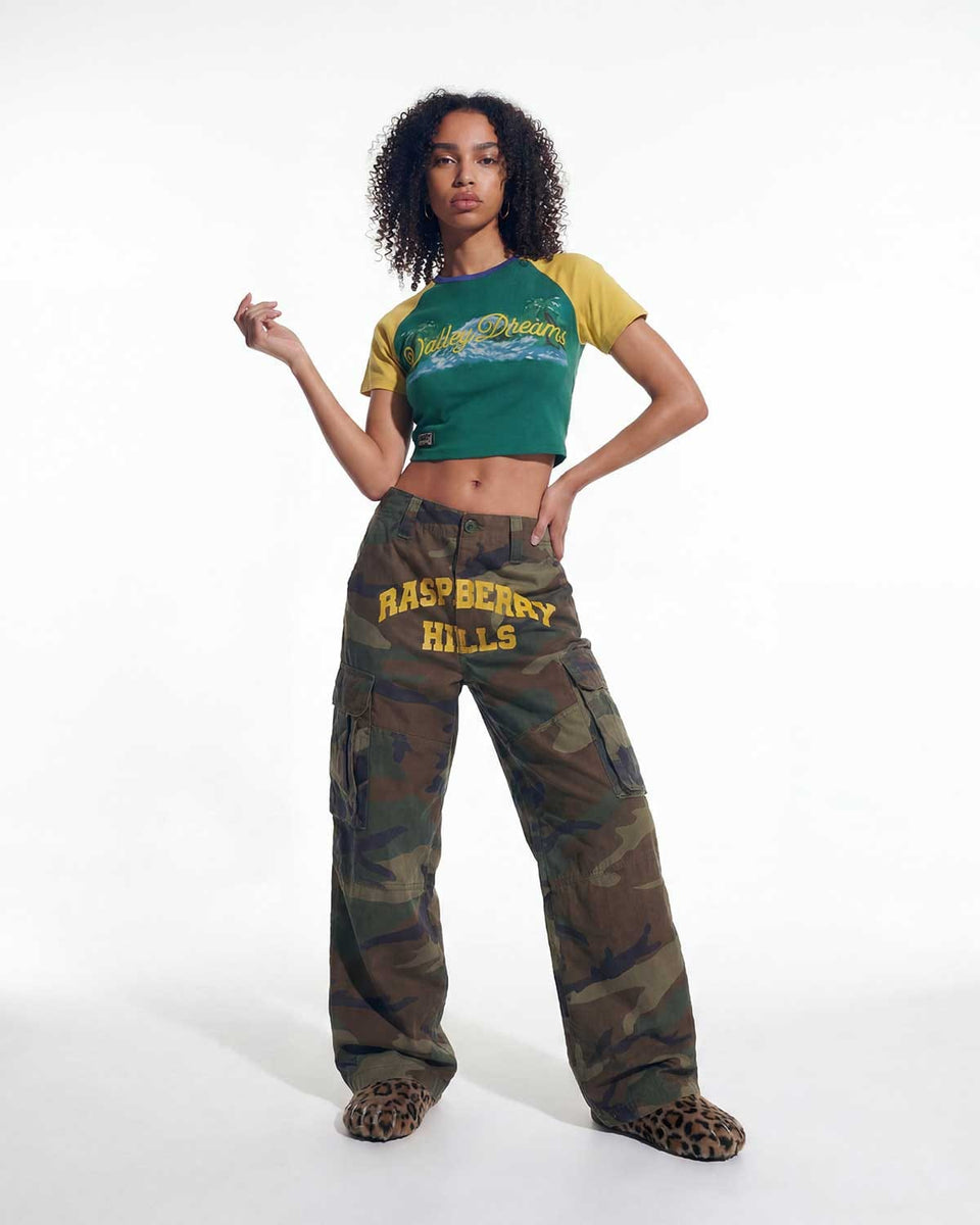 GV Gallery Camo Cargo Pants Green