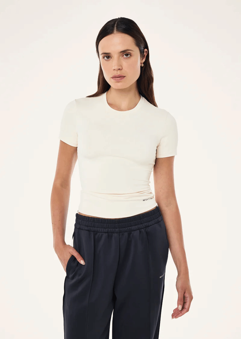 P.E Nation Foundation Tee SS (Whisper white)