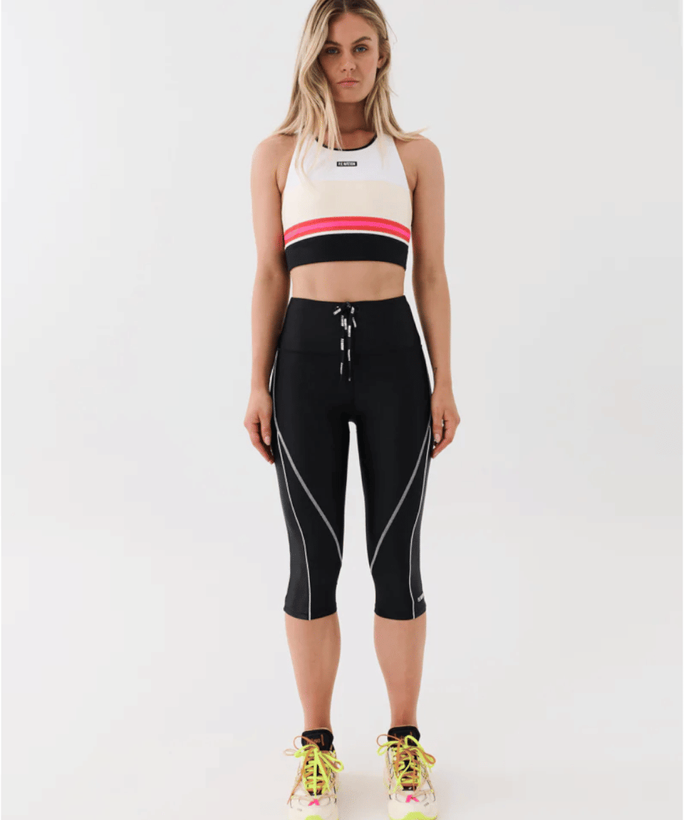 P.E Nation Reformer Crop Legging (Black)