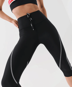 P.E Nation Reformer Crop Legging (Black)