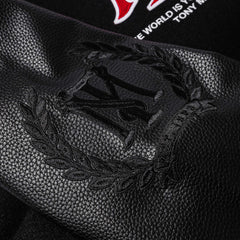 SCARFACE X SP SP x Scarface TWIY Varsity Jacket (Black/Red)
