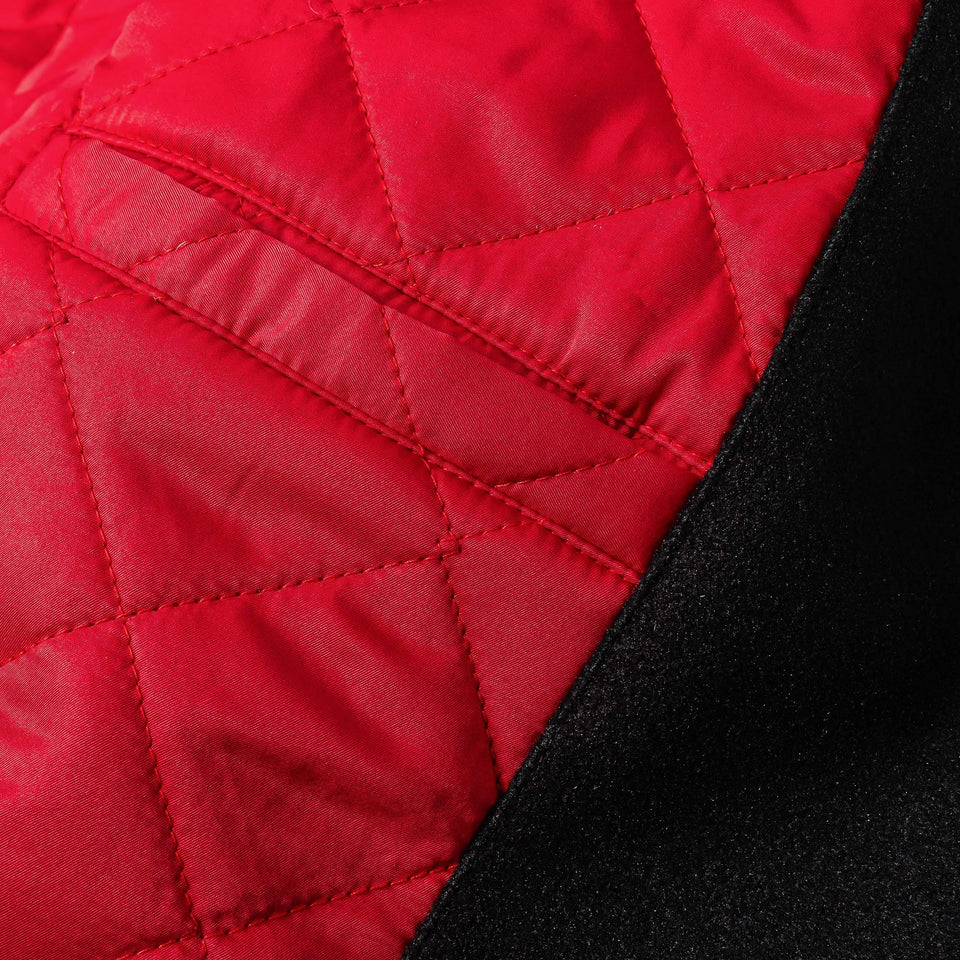 SCARFACE X SP SP x Scarface TWIY Varsity Jacket (Black/Red)