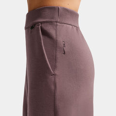 Nike 24.7 ImpossiblySoft Dri Fit High Waisted Loose Flared Womens Pants (Tattoo/Burgundy Crush)
