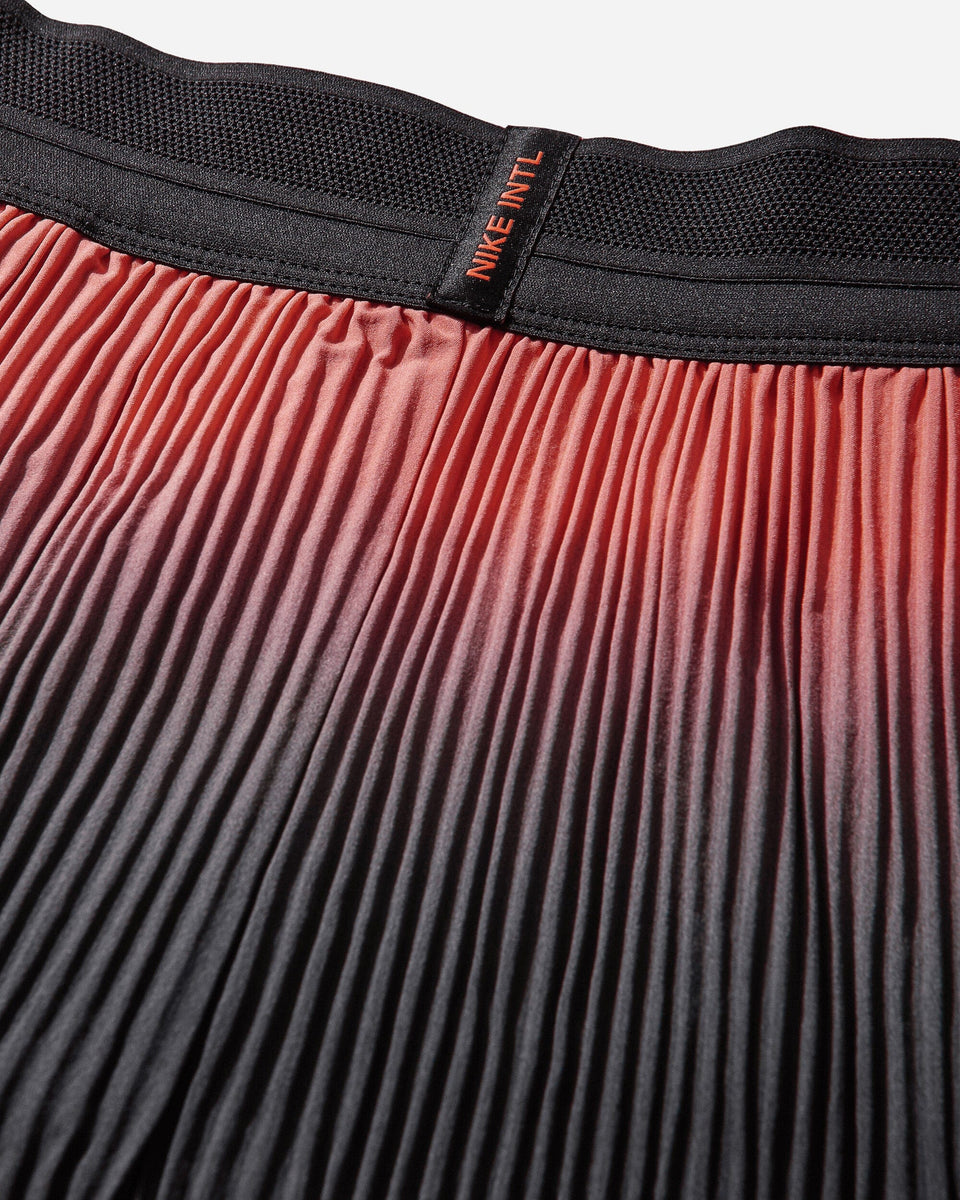 Nike Women's AeroSwift Dri-FIT ADV Mid-Rise 3in Brief-Lined Running Shorts Black / Bright Crimson