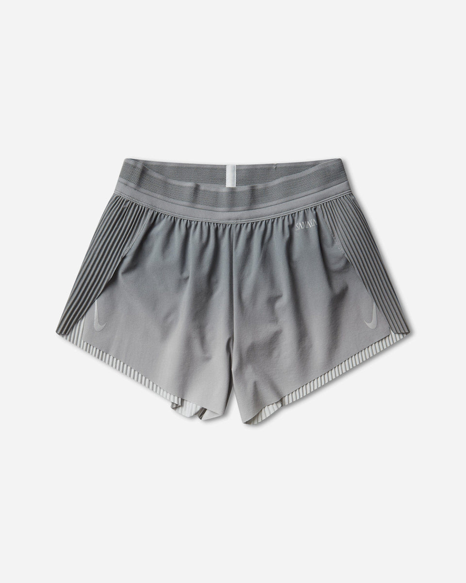 Nike Women's Isamaya Ffrench Dri-FIT ADV Running Shorts Smoke Grey / Pure Platinum