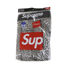 Supreme x Hanes Leopard Boxer Briefs (2 Pack) Leopard