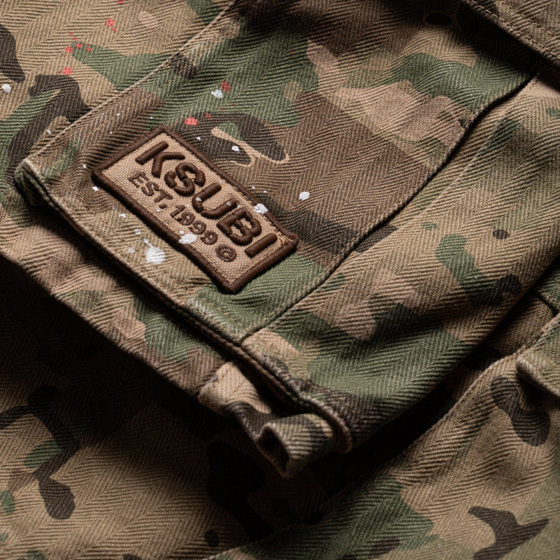 Ksubi Trooper Cargo Shorts - Woodland