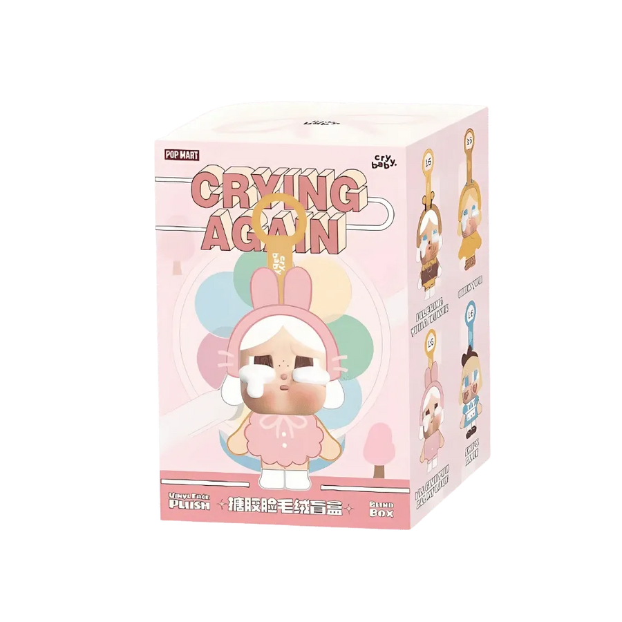 Pop Mart CryBaby Crying Again Series Vinyl Face Plush Single Blind Box