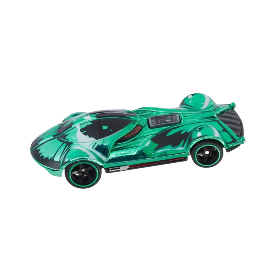 Hot Wheels Star Wars Green Darth Vader Character Car Comic Cover SDCC Exclusive Green
