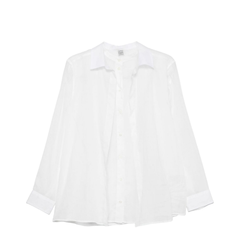 White Double Collar Shirt