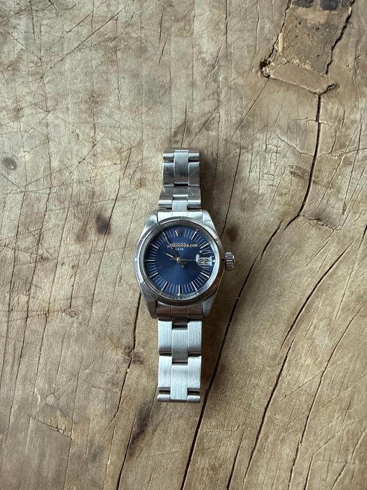 Rolex | Oyster Perpetual | 6919 | Steel | 26 mm | Steel | Blue | Automatic