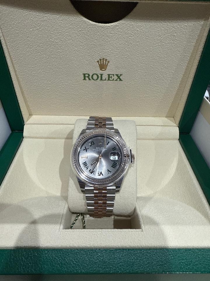 Rolex | Datejust | 126331 | Steel | 41 mm | Rose gold | Black | Automatic
