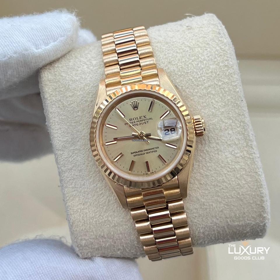 Rolex | Datejust | 69178 | Yellow gold | 26 mm | Yellow gold | Champagne | Automatic