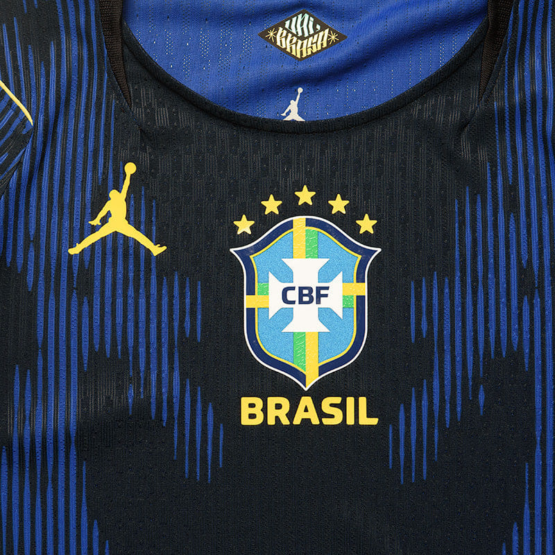 Air Jordan Jordan Brazil 2026 Match Away Authentic Jersey - Old Royal/Black