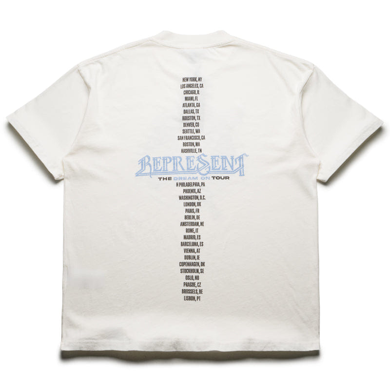 Represent Golden Tour Tee - Flat White