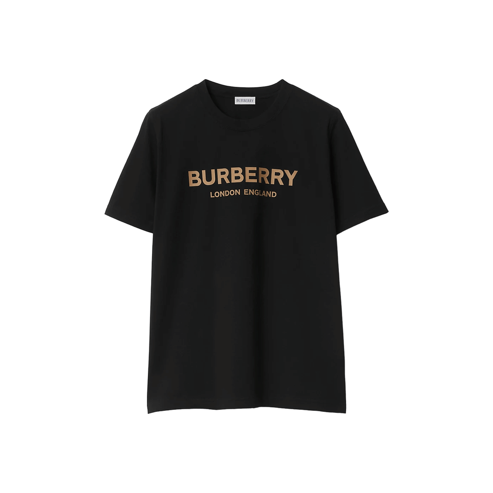 BURBERRY London England Ellison Print Tee Black (FW23)