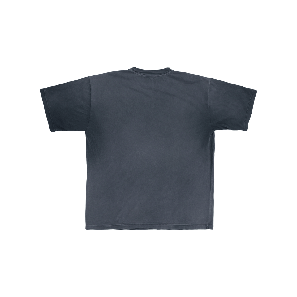 Travis Scott Cactus Jack x Futbol Club Barcelona Washed Spray Logo Tee Grey (SS25)