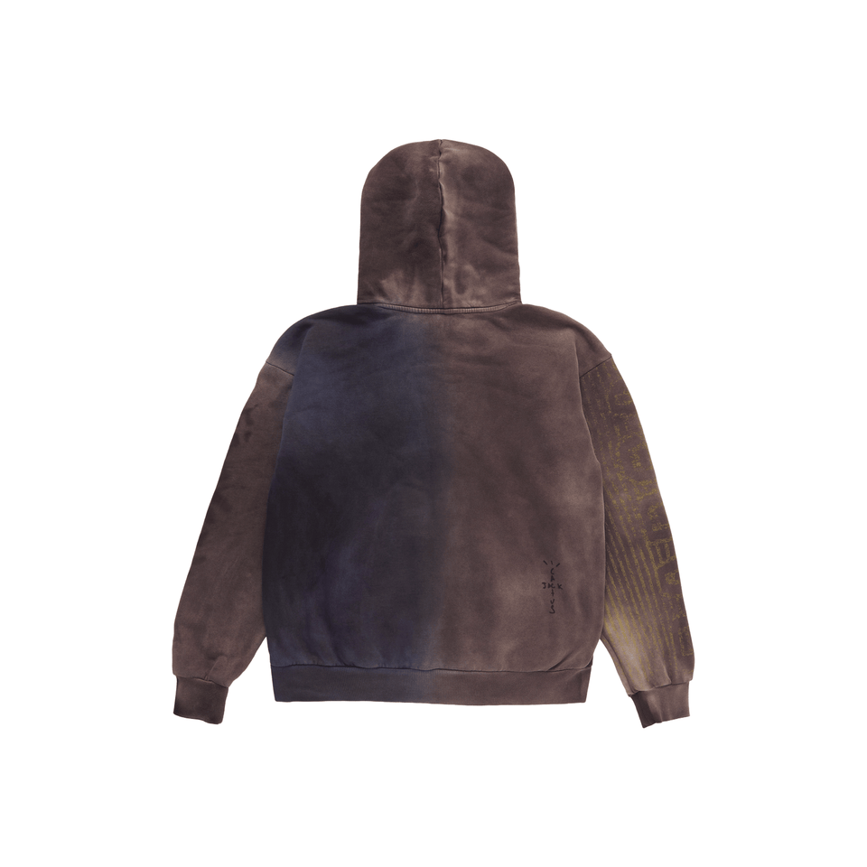 Travis Scott Cactus Jack x Futbol Club Barcelona x Nike Split-Dye Crest Hoodie Brown (SS25)