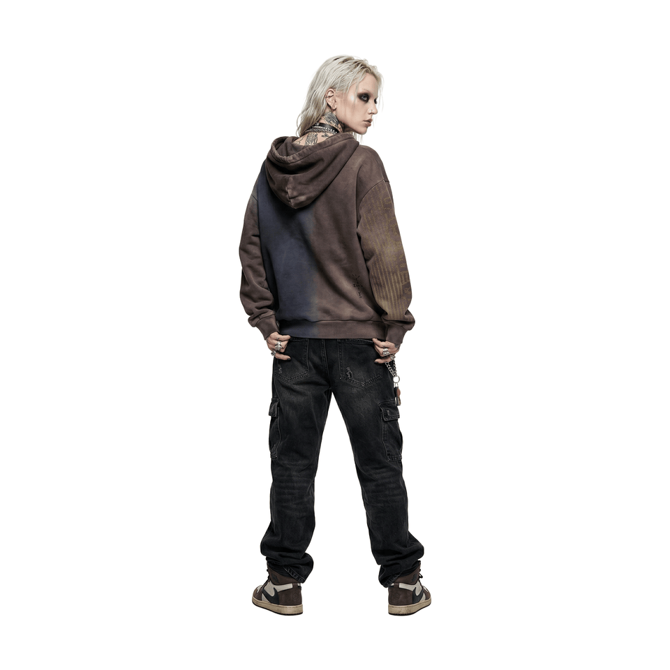 Travis Scott Cactus Jack x Futbol Club Barcelona x Nike Split-Dye Crest Hoodie Brown (SS25)