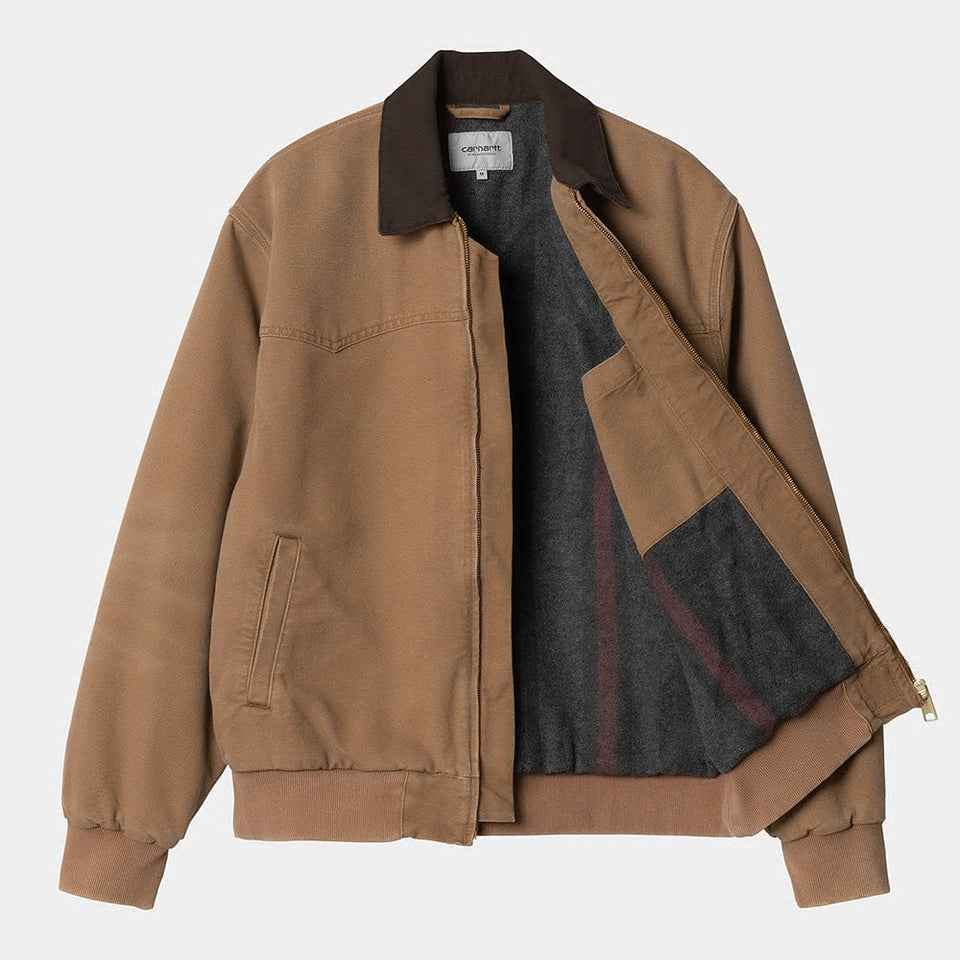 Carhartt Work in Progress Carhartt WIP OG Santa Fe Jacket - Hamilton Brown / Tobacco (stone canvas)
