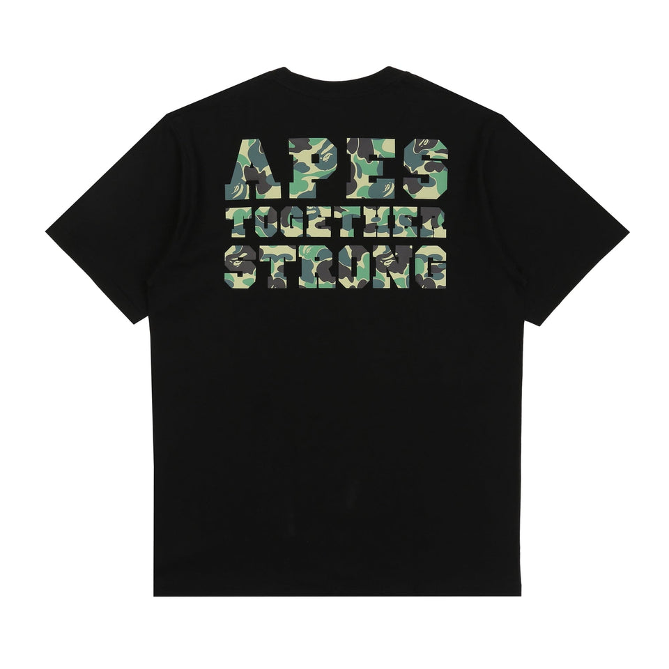 BAPE ABC Camo College Ats T-Shirt - Black/Green