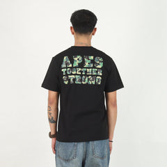 BAPE ABC Camo College Ats T-Shirt - Black/Green