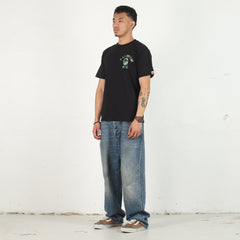 BAPE ABC Camo College Ats T-Shirt - Black/Green