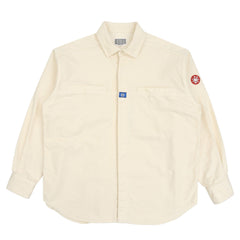 Cav Empt Brushed Cotton Design Big Shirt - White