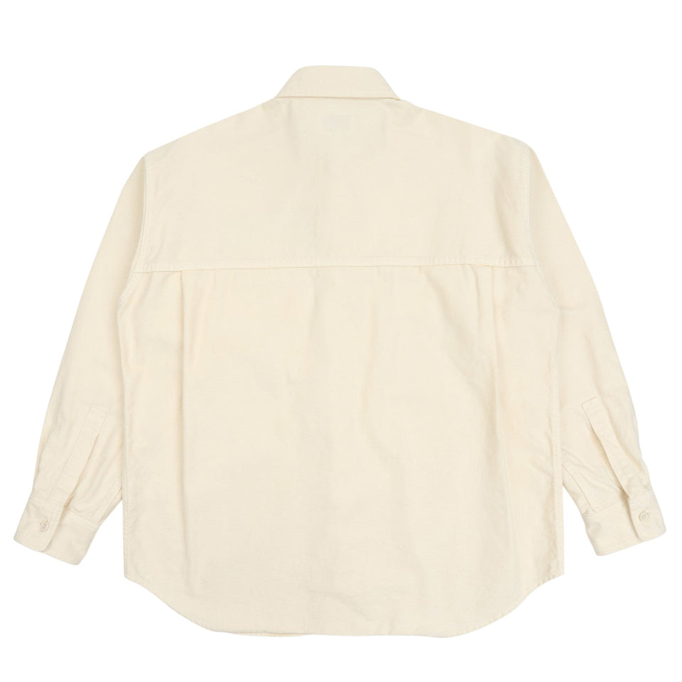 Cav Empt Brushed Cotton Design Big Shirt - White