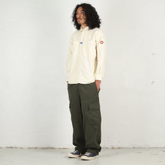 Cav Empt Brushed Cotton Design Big Shirt - White