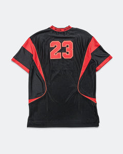 Air Jordan Womens Jordan Brooklyn T-Shirt Dress - Black/University Red