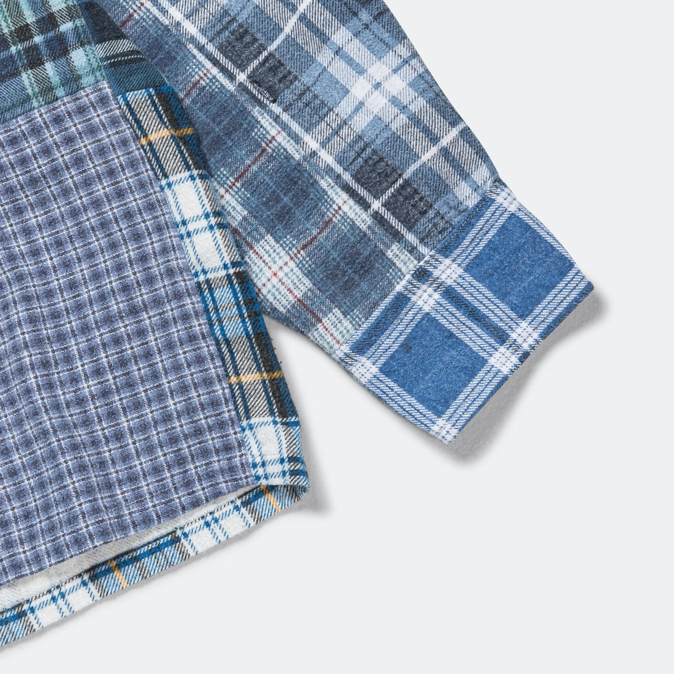 Needles Rebuild Flannel Straight Hem Shirt SS25 - Medium #1