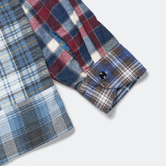 Needles Rebuild Flannel Straight Hem Shirt SS25 - Medium #1