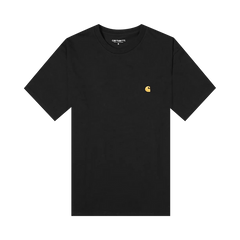 Carhartt WIP Shorts-Sleeve Chase T-Shirt Black/Gold